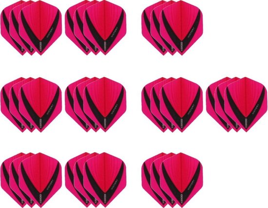 10 Sets (30 stuks) Stevige XS100 Vista - flights - Multipack - Roze van XS100