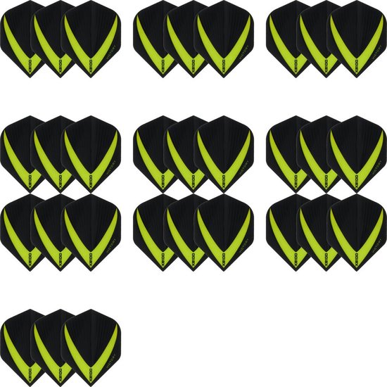 10 sets (30 stuks) Super Sterke - Groene - Vista-X - darts flights – van Vista-X
