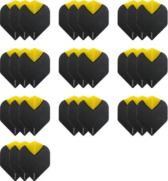 10 Sets (30 stuks) XS100 Skylight flights Multipack - Geel van XS100