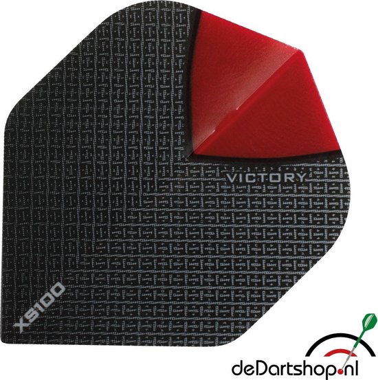 10 Sets (30 stuks) XS100 Skylight flights Multipack - Rood van Harrows