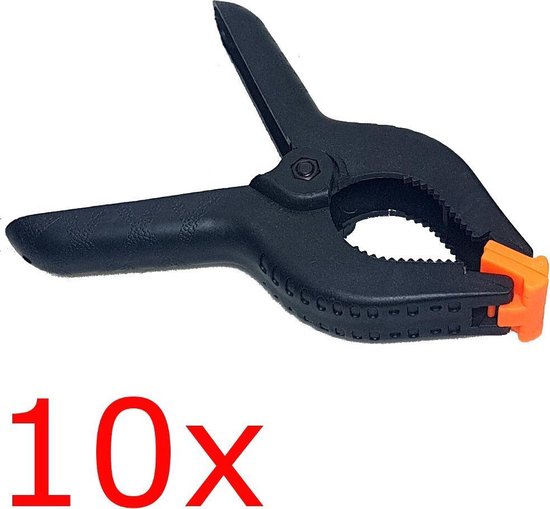 10x Kunststof 15 cm Marktklem lijmklem zeilklem klem clam spanwijdte 6,5 cm van Güde