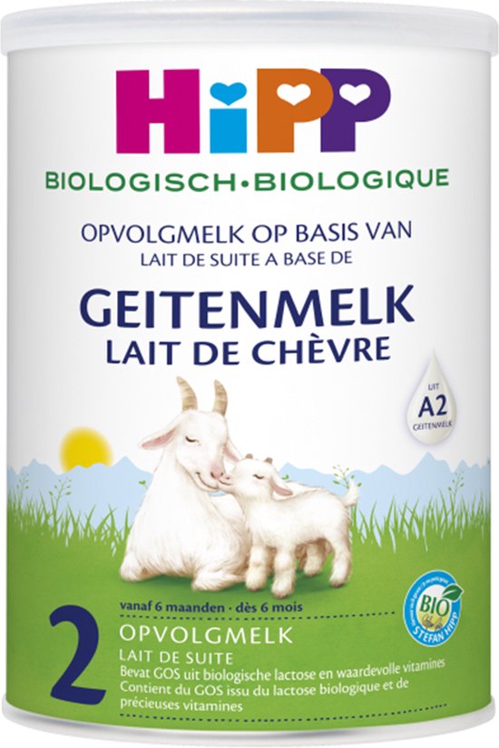 2 Biologische opvolgmelk op basis van geitenmelk van Kabrita