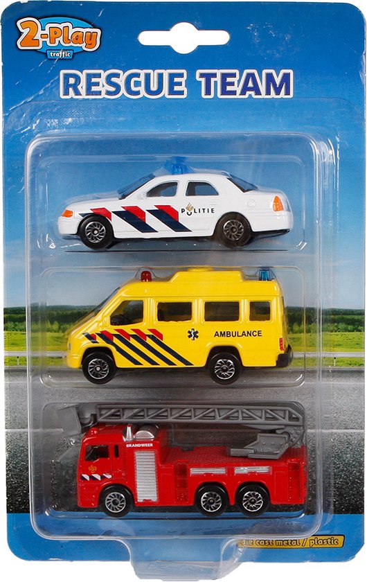 2-play Die-cast 112 Voertuigen NL, 3st. van 2-Play