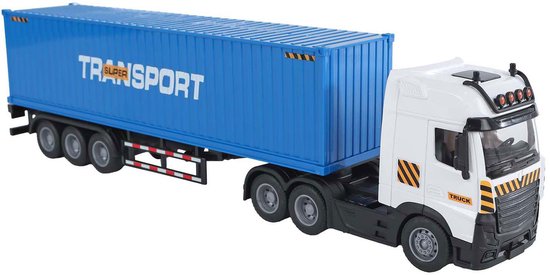 2-Play Vrachtwagen met oplegger frictie licht en geluid 38cm van 2-Play