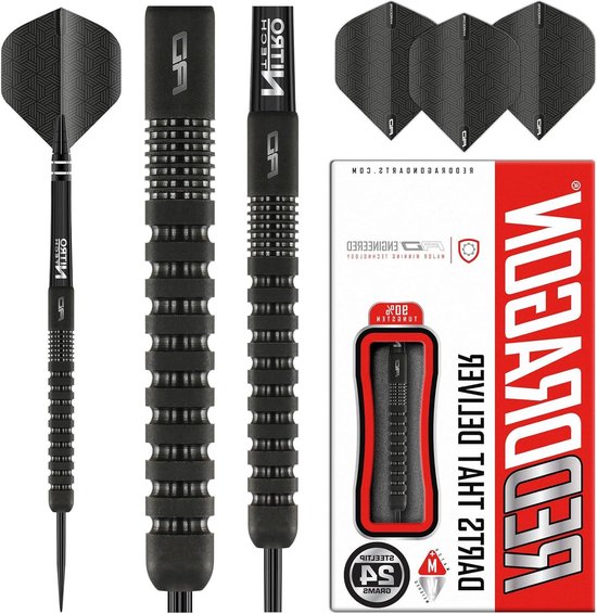 20-22-24 Gram Tungsten Dartpijlen met Flights en Dart Shafts - Professioneel Darten van Grebarley