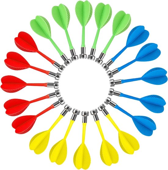 20 Magnetische Dartpijlen - Magneetpijlen voor Indoor Spel - Doelaccessoires voor Gezinnen, Speelhallen en Bars
