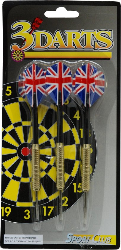 3 Dartpijlen 18 Grams Brass 305118 van Abbey Darts