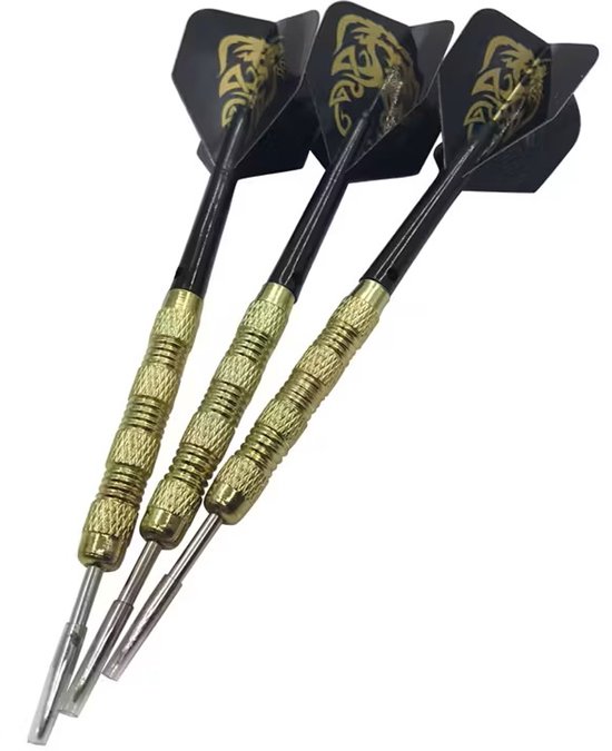 3 Pack Dartpijlen Set van IJzer - 14,3 cm - Met PET Schachten en Gekleurde Flights - Geschikt voor Beginners & Recreatieve Spelers - Stevige Grip en Goede Balans - Voor Dartbord Thuis of in de Kantine - Ideaal voor Spel en Training van Merkloos