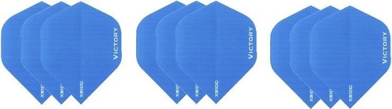 3 sets (9 stuks) Super Sterke Aqua Poly XS100 - flights - dartflights van Bull's NL