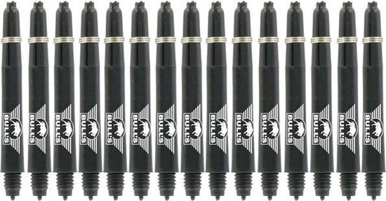 5-Pack NYLON shaft In Between+ Ring - Black van Target Darts