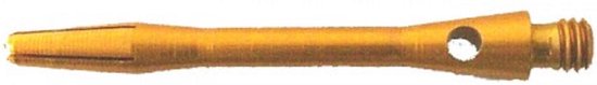 5 sets (15 stuks) Geannodiseerd Aluminium shafts Gold Tweeny 40 mm van Unicorn