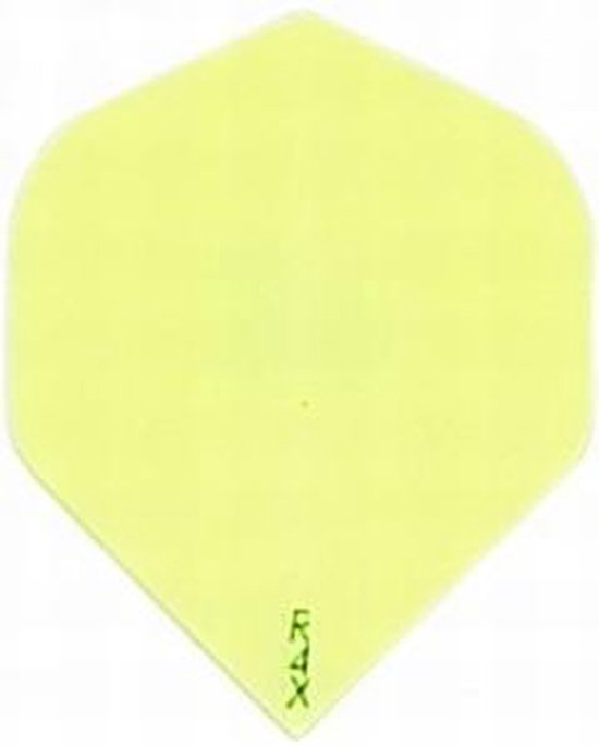 5 sets (15 stuks) Ruthless flights R4X Fluro Yellow. van Merkloos