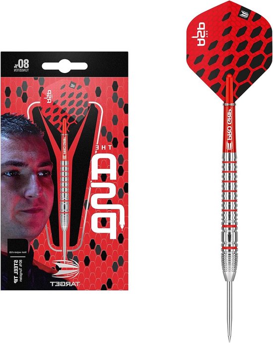 80% Tungsten Steel Tip Dartpijlen Set - Nathan Aspinall Tungsten Darts - High Performance Darts van Unicorn