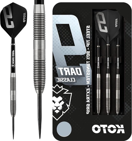 9-Dart Classic 90% Tungsten Darts - KOTO Dartpijlen - Hoge Kwaliteit van KOTO