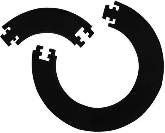 Abbey Darts Dartbord Surround Ring - Zwart van Merkloos