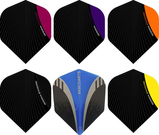 ABC Darts - Dart Flights - Designa Infusion - 6 sets van ABC Darts