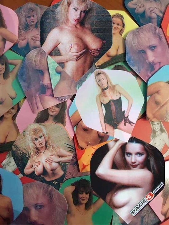 ABC Darts - Dart Flights Erotic Adult 18+ Dames Vintage - 6 sets (18 Stuks) van ABC Darts