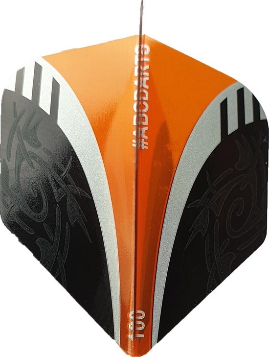ABC Darts - Dart Flights - Extra Stevig - Tribal Oranje - 8 sets (24 stuks) van ABC Darts