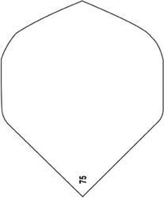 ABC Darts - Dart Flights Light75 Wit - 10 sets (30 stuk) van ABC Darts