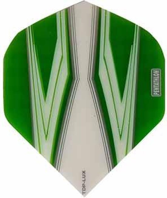 ABC Darts - Dart Flights Pentathlon - Spitfire W groen - 10 sets van ABC Darts