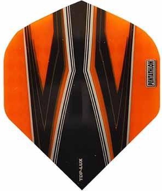 ABC Darts - Dart Flights Pentathlon - Spitfire Z oranje - 10 sets van ABC Darts