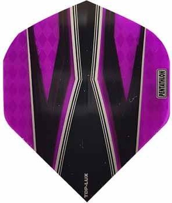 ABC Darts - Dart Flights Pentathlon - Spitfire Z paars - 10 sets van ABC Darts