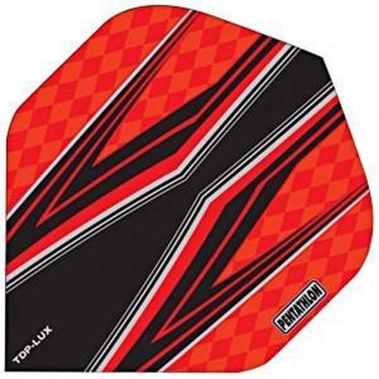 ABC Darts - Dart Flights Pentathlon - Spitfire Z rood - 10 sets van ABC Darts