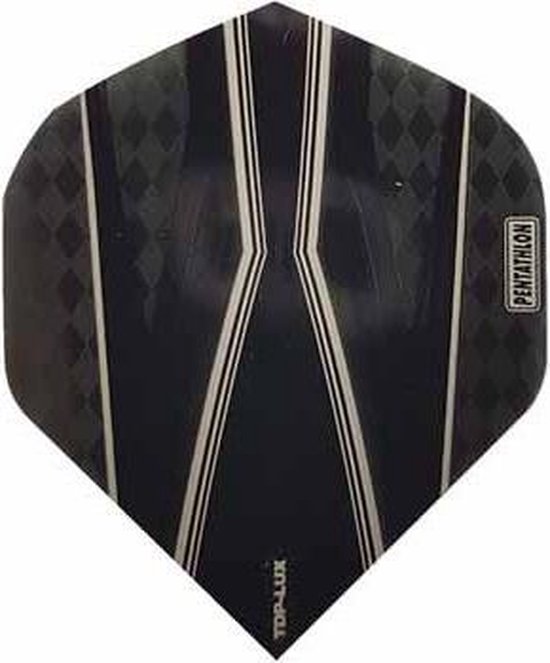 ABC Darts - Dart Flights Pentathlon - Spitfire Z zwart - 10 sets van ABC Darts