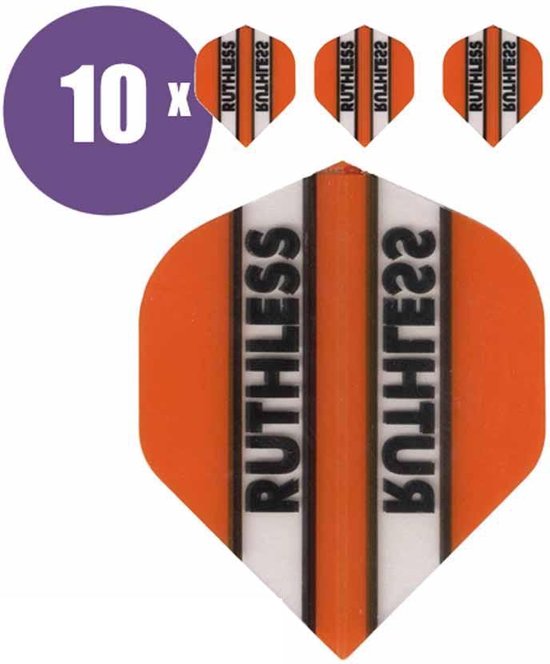 ABC Darts - Dart Flights - Ruthless Classic Oranje - 10 sets (30 stuks) van ABC Darts