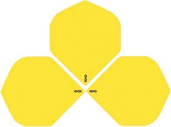 ABC Darts - Dart Flights Strong100 Geel - 8 sets (24 stuk) van ABC Darts