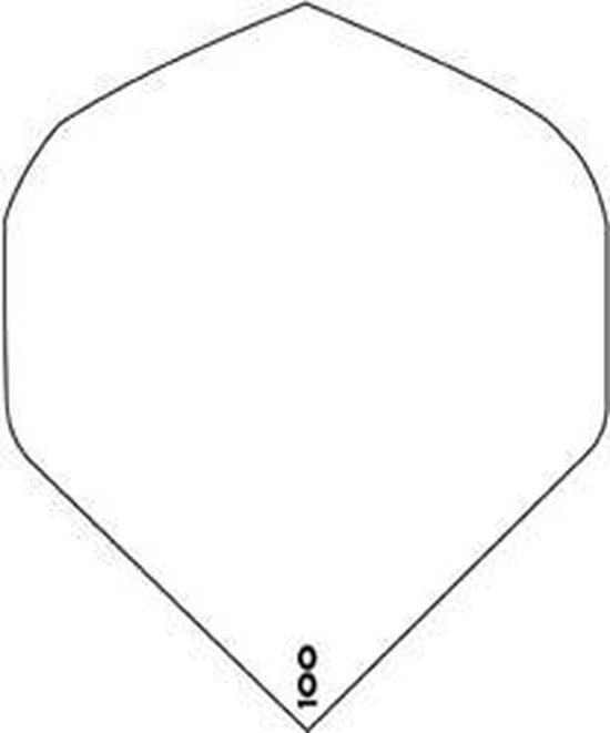 ABC Darts - Dart Flights Strong100 Wit - 8 sets (24 stuk) van ABC Darts