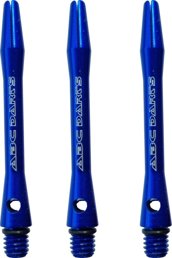 ABC Darts - Dart Shafts - Aluminium Blauw - In Between - 3 sets (9 stuk) van ABC Darts