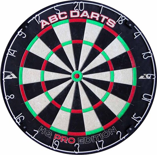 ABC Darts - Dartbord HQ Pro Edition - Sisal Wedstrijd Dartbord van ABC Darts