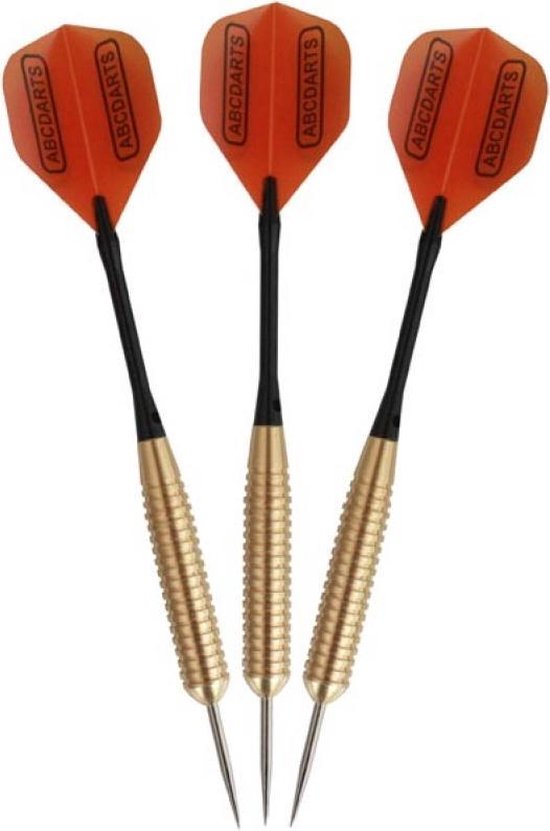 ABC Darts - Dartpijlen - Gold Brass - Multi Ringgrip - 23 gram van ABC Darts