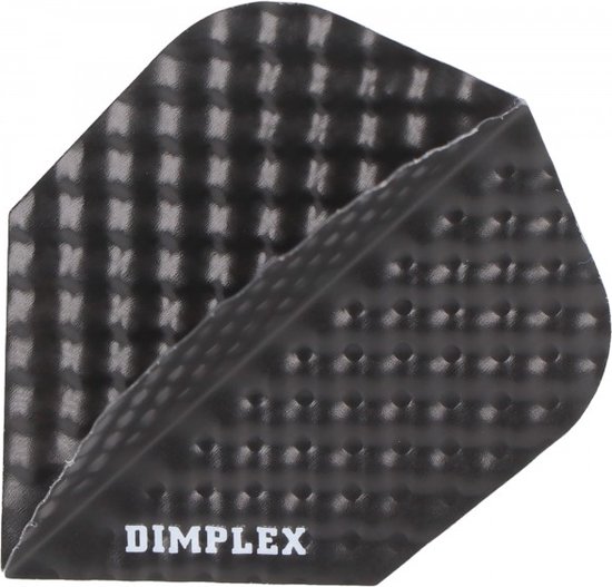 ABC Darts - Dimplex Dart Flights - Zwart - 4 sets van ABC