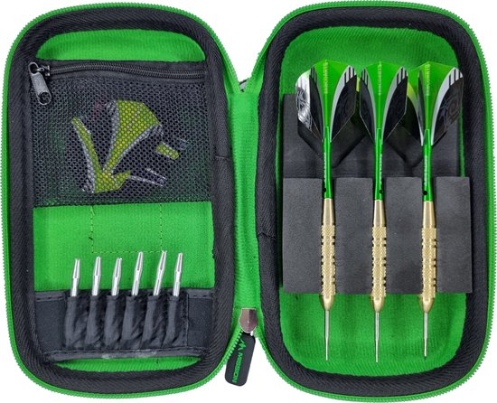 ABC Darts - Freedom Dartpijlen 23 Gram - Opbergmap - Groen van ABC Darts