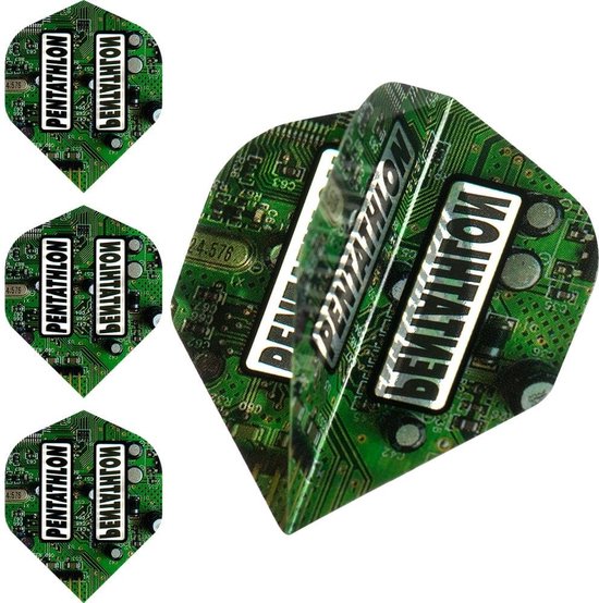 ABC Darts - Pentathlon Dart Flights Luke Humphries Circuit Board - 8 sets