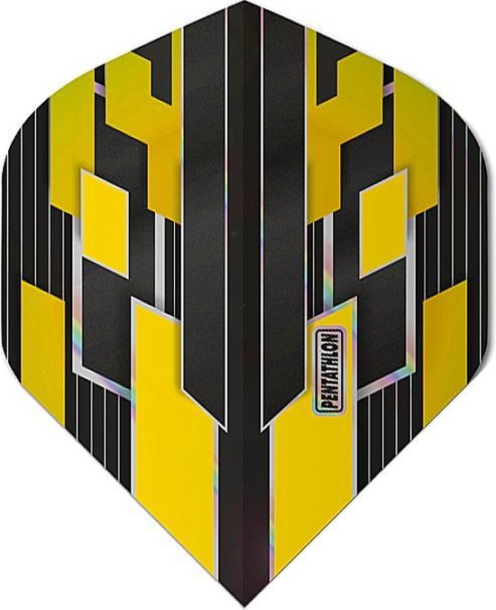 ABC Darts - Pentathlon Dart Flights Shimmers - Geel - 5 sets van ABC Darts
