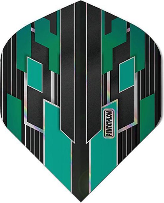 ABC Darts - Pentathlon Dart Flights Shimmers - Jade - 5 sets van ABC Darts
