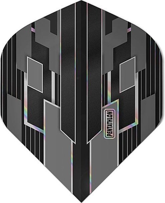 ABC Darts - Pentathlon Dart Flights Shimmers - Zwart - 5 sets van ABC Darts