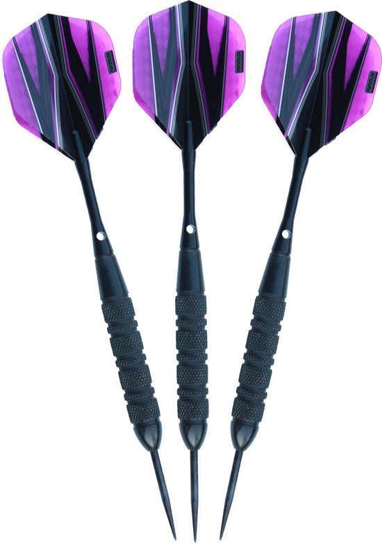 ABC Darts - Pentathlon Steeltip Zwarte Dartpijlen Raven - 23 gram van ABC Darts