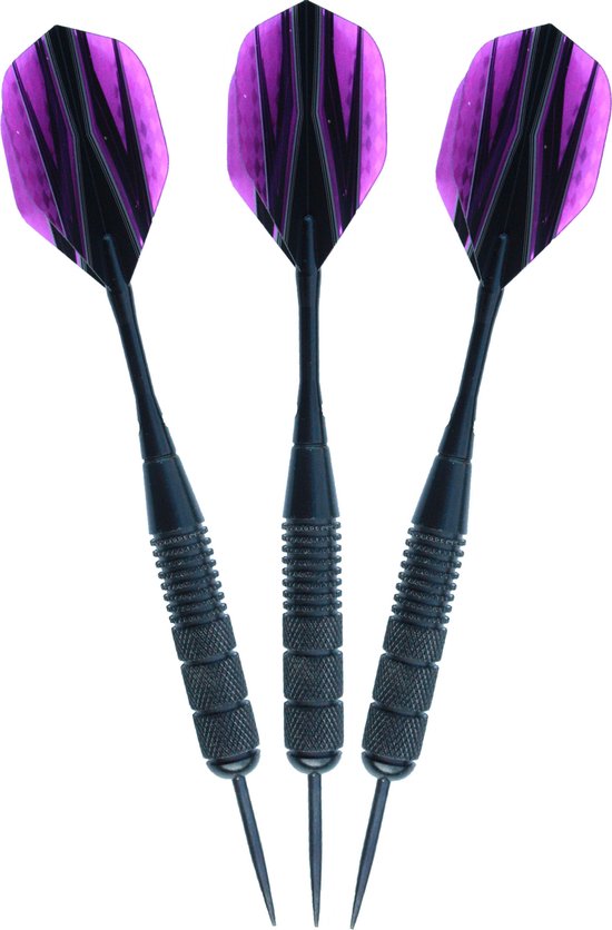 ABC Darts - Pentathlon Steeltip Zwarte Dartpijlen Raven - 25 gram van ABC Darts