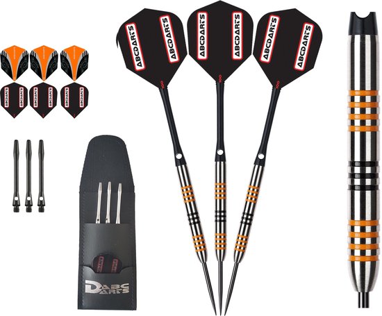 ABC Darts - Professionele Dartpijlen 90% - Ambers 202 - 22 gram van ABC Darts