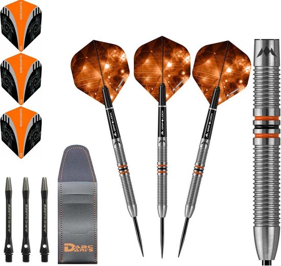 ABC Darts - Professionele Dartpijlen 90% - Ambers 206 - 26 gram van Merkloos