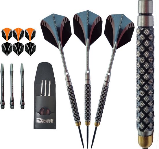 ABC Darts - Professionele Dartpijlen - Gamechangers Black Cross - 24 Gram van ABC Darts