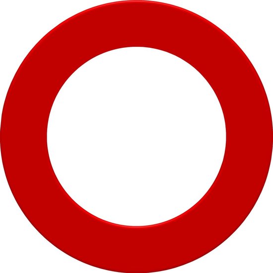 ABC Darts - PU Rubberen Dartbord Surround Ring - Dartbord Bescherm ring - Rood van ABC Darts