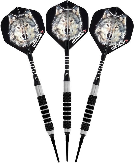 ABC Darts Softtip Dartpijlen - Lone Wolf 16 gram - Softtip Darts van Merkloos