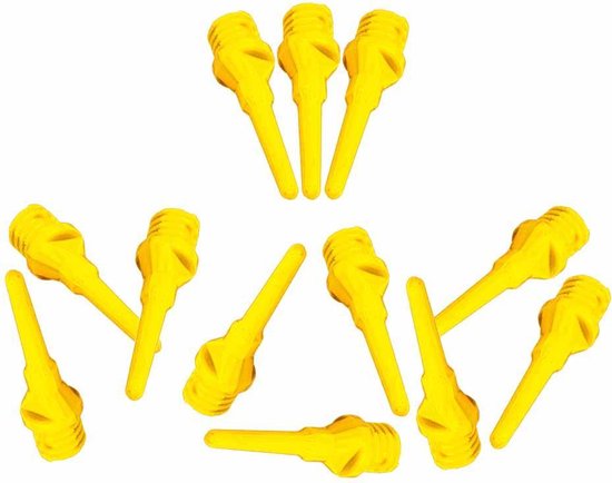 ABC Darts - Softtip Dartpunten 21 mm - Neon Geel - ca 1000 stuks van ABC Darts