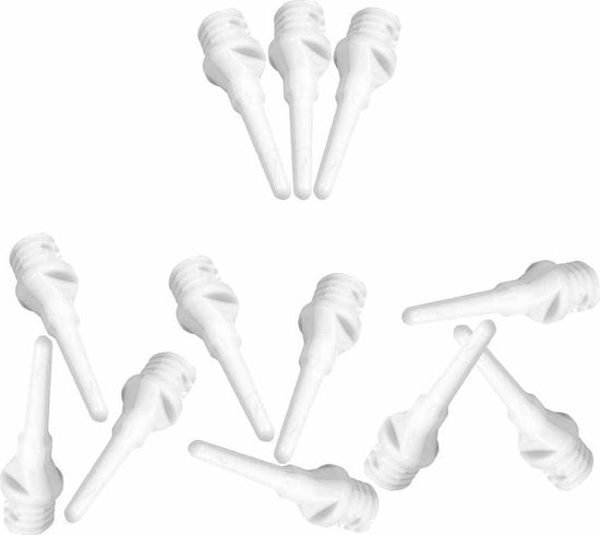 ABC Darts - Softtip Dartpunten 21 mm - Wit - ca 1000 stuks van ABC Darts