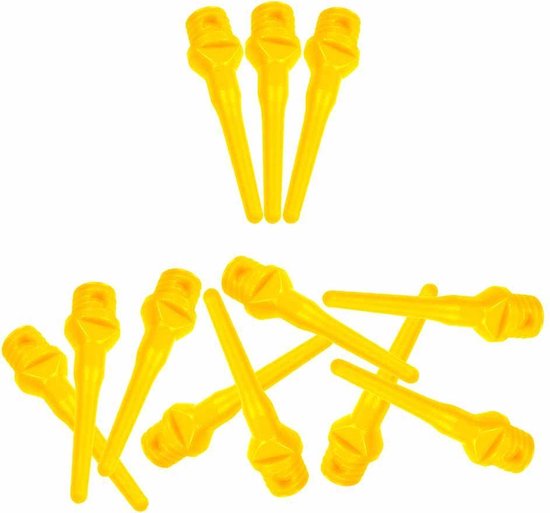 ABC Darts - Softtip Dartpunten 25 mm - Neon Geel - ca 1000 stuks van ABC Darts